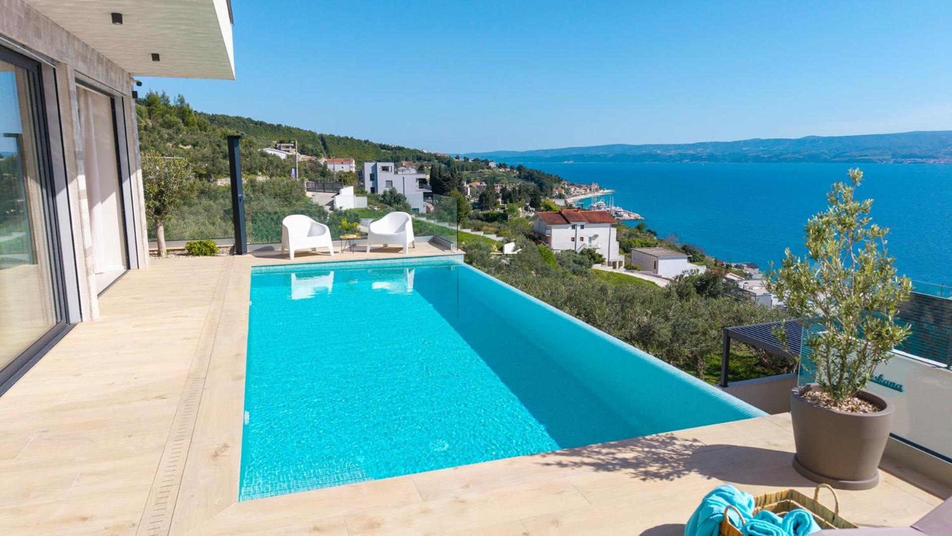 New! Ocean View Villa Jesenice  Ngoại thất bức ảnh